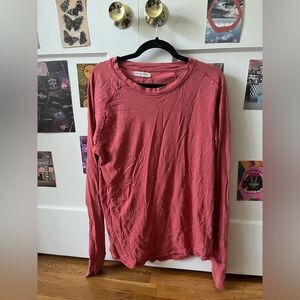 We the Free Peach Long Sleeve Top